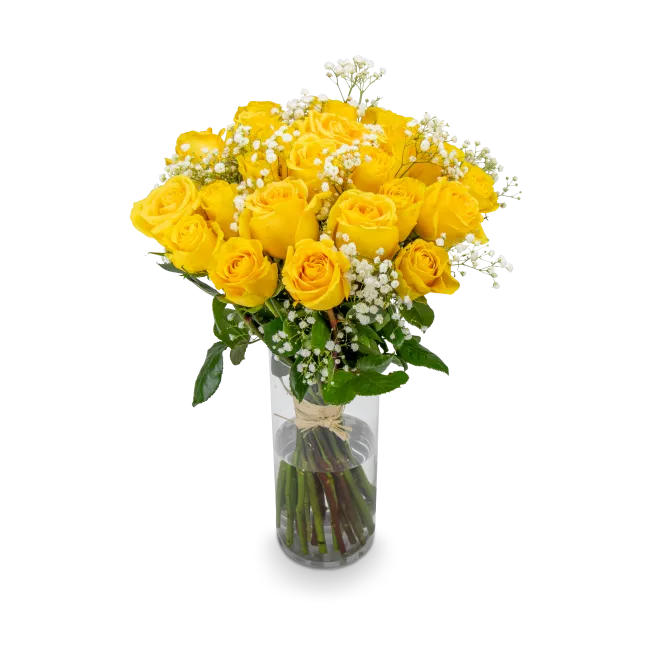 Bouquet of yellow roses